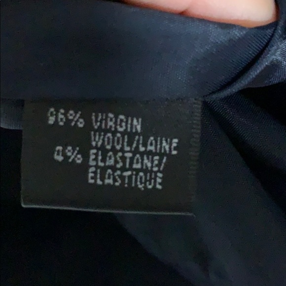 Lafayette 148 Navy 3 Button Blazer Size 4 - Picture 6 of 7